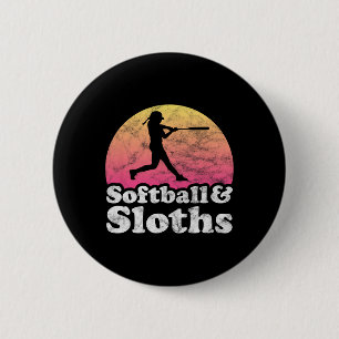 Softll Und Faultiere Frauen Oder Mädchen Faultier Button
