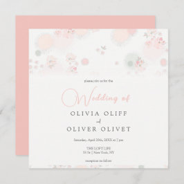 Softness Tee Rose Hochzeit Einladung