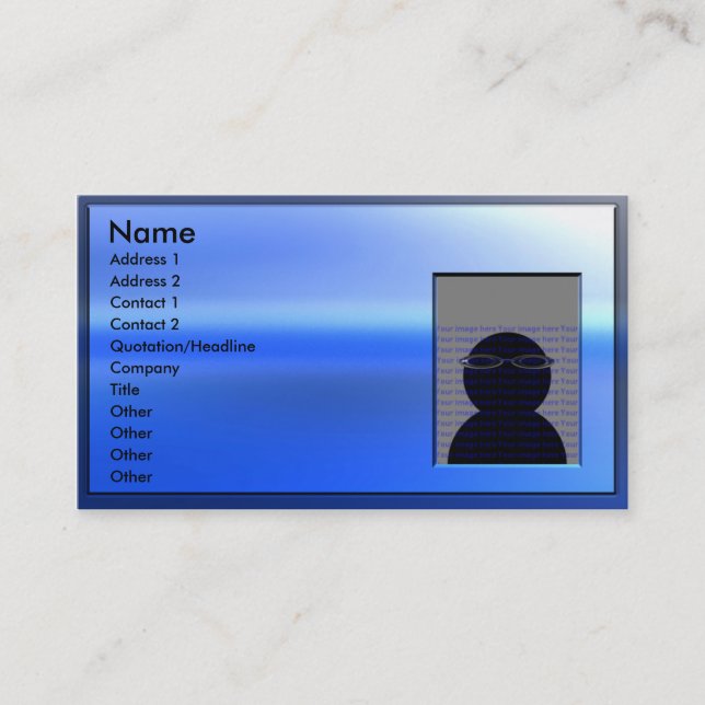 Softproductcards Visitenkarte (Vorderseite)