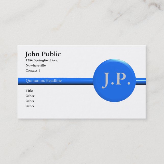 Softproductcards Visitenkarte (Vorderseite)