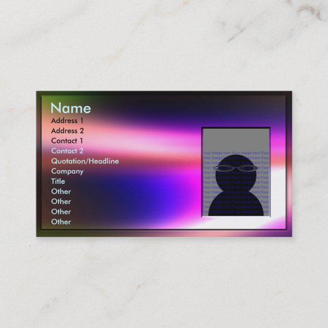 Softproductcards Visitenkarte (Vorderseite)