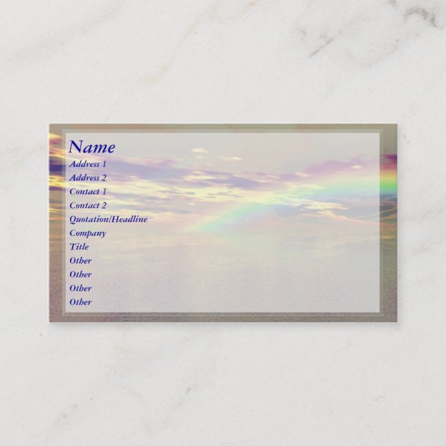 Softproductcards Visitenkarte (Vorderseite)