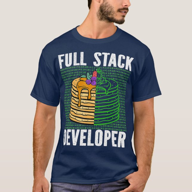 Software-Coding für Entwickler mit vollem Stack T-Shirt (Vorderseite)