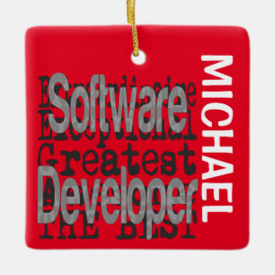 Software Developer Extraordinaire CUSTOM Keramikornament
