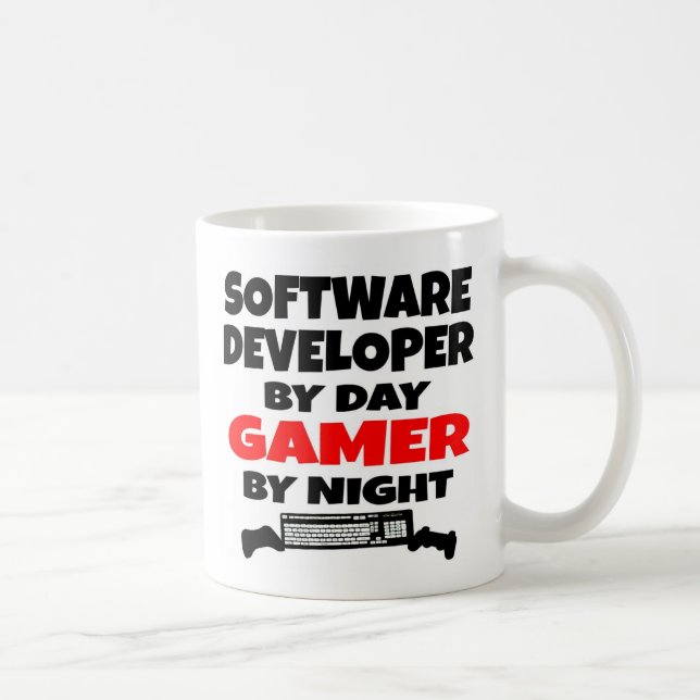Software Developer Gamer Kaffeetasse (Rechts)