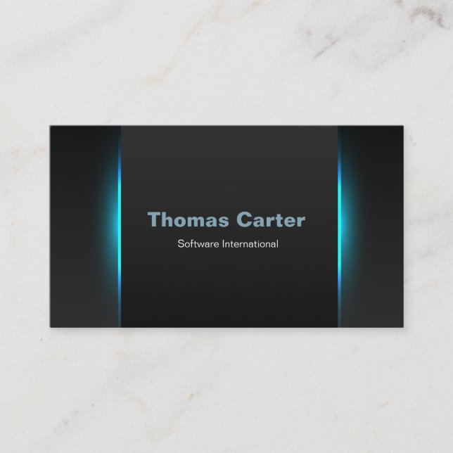 Software Developer Programer International Card Visitenkarte (Vorderseite)