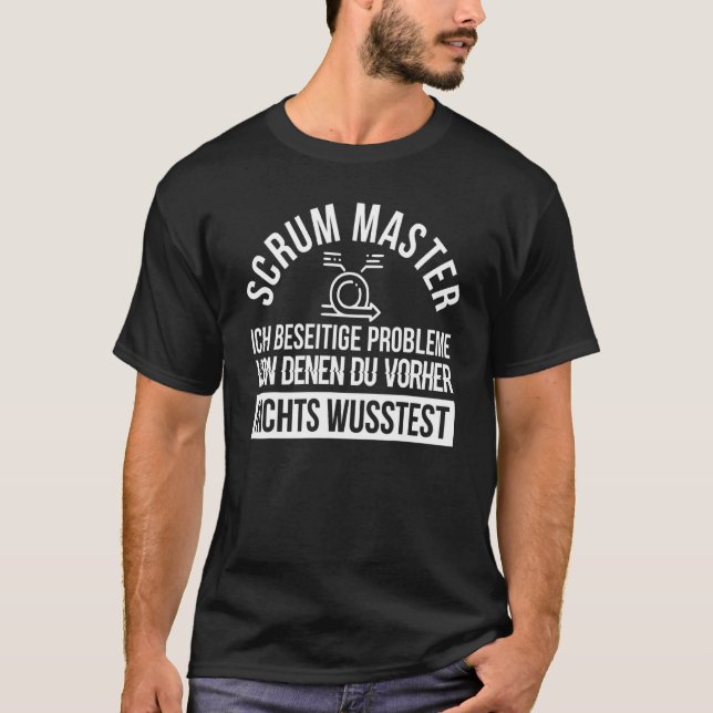 Software Developer Project Management Scrum Master T-Shirt (Vorderseite)