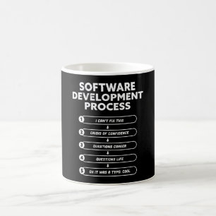 Software Development Process Funny Gift Kaffeetasse
