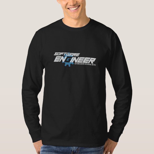 Software Engineer Awesome ist kein professioneller T-Shirt (Vorderseite)