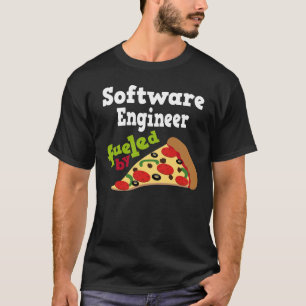 Software Engineer (lustiges) Pizza-T-Shirt T-Shirt