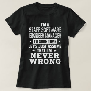 Software Engineer Manager T-Shirt