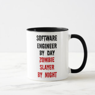 Software Engineer Zombie Slayer Tasse