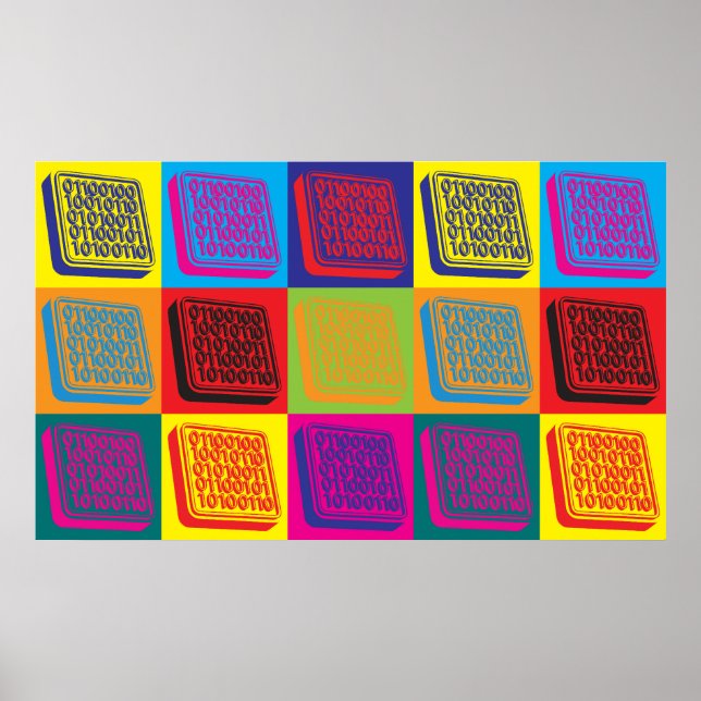 Software Engineering Pop Art Poster (Vorne)