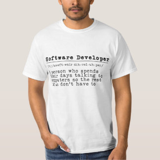 Software-Entwickler - "I Speak Fluent Binary" T-Shirt