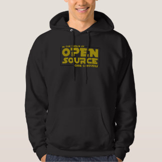 Software-Entwickler im Reich der Open-Source-Kabel Hoodie