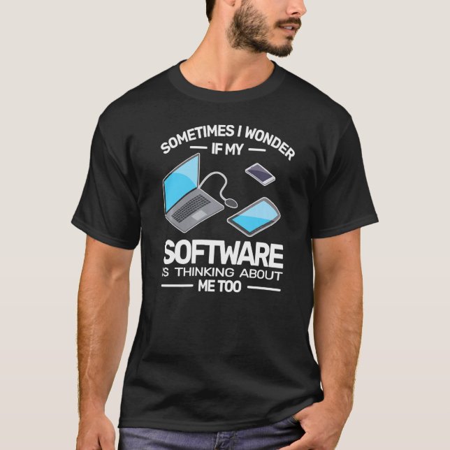 Software-Entwickler Software Engineering Software  T-Shirt (Vorderseite)