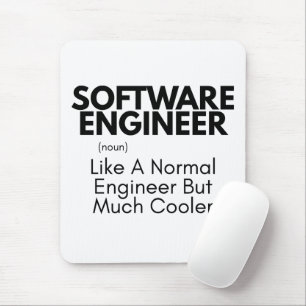 Software-Ingenieur, lustige Technik Mousepad