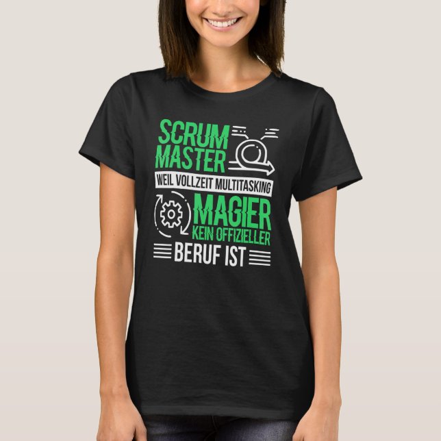 Software Puppet Koch Agile Scrum Master T-Shirt (Vorderseite)