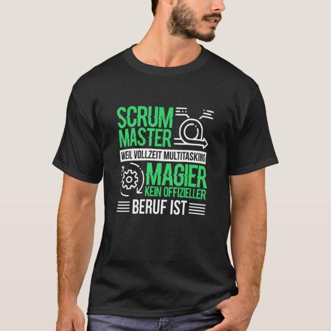 Software Puppet Köche Agile Scrum Master T-Shirt (Vorderseite)