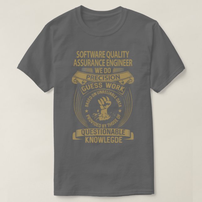 Software Quality Assurance Engineer - Wir führen P T-Shirt (Design vorne)