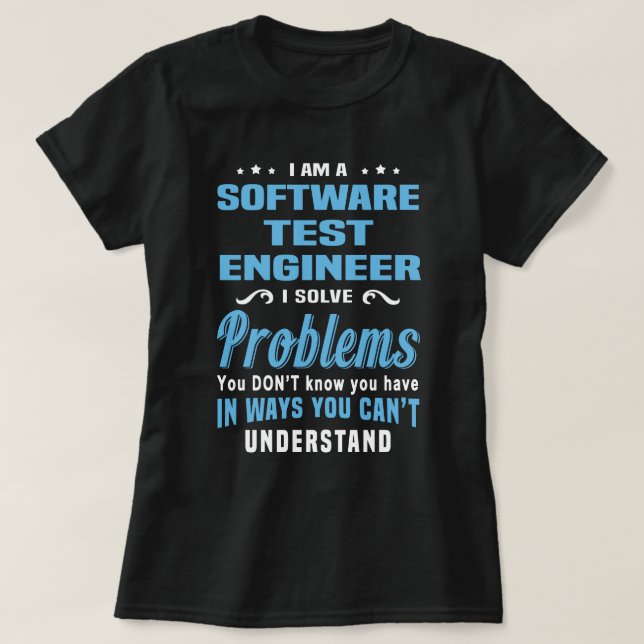 Software Test Engineer T-Shirt (Design vorne)
