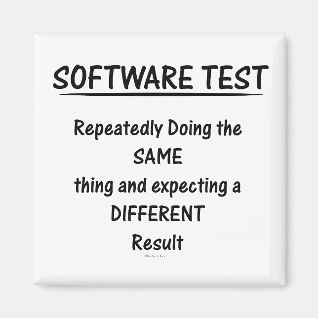 Software Test Magnet (Vorne)