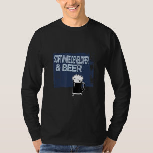 Softwareentwickler & Bierberufskarrierearbeiter T-Shirt
