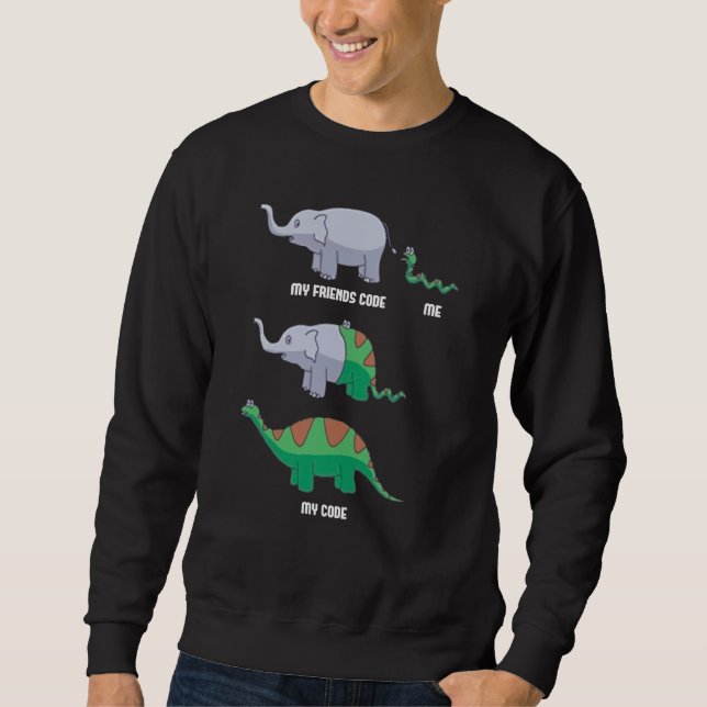Softwareentwickler Coder Programmierung Kodierung  Sweatshirt (Vorderseite)
