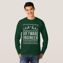 Softwareingenieur Ugly Christmas Sweater T-Shirt
