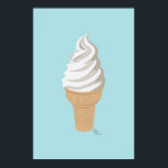 Softy Cone Poster<br><div class="desc">Fügen Sie jedem Zimmer eine Touch Sommerspass mit dieser coolen Eistüte hinzu.</div>
