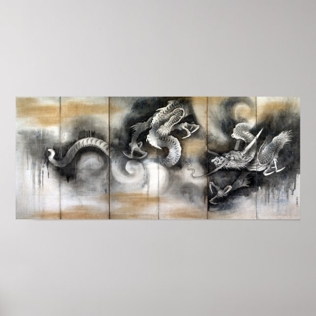 Soga Nichokuan Dragon und Tiger Poster (Vorne)