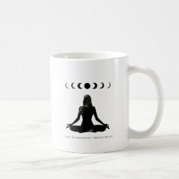 Sogar der Mond durchläuft Phasen Kaffeetasse