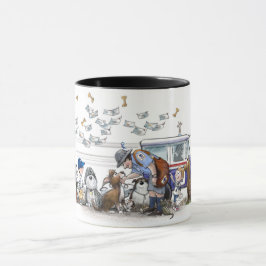 Sogar die Haustiere aus der Nachbarschaft liebten  Tasse