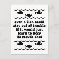 Sogar ein Fisch könnte aus dem Ärger bleibe werden