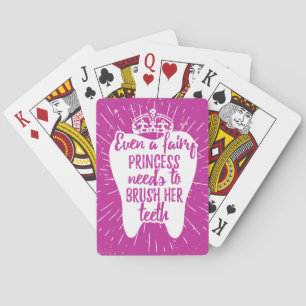 Sogar eine leidenschaftliche Prinzessin muss sich Spielkarten