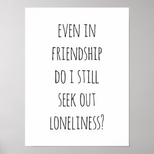 Sogar im Freundschaftsposter Poster