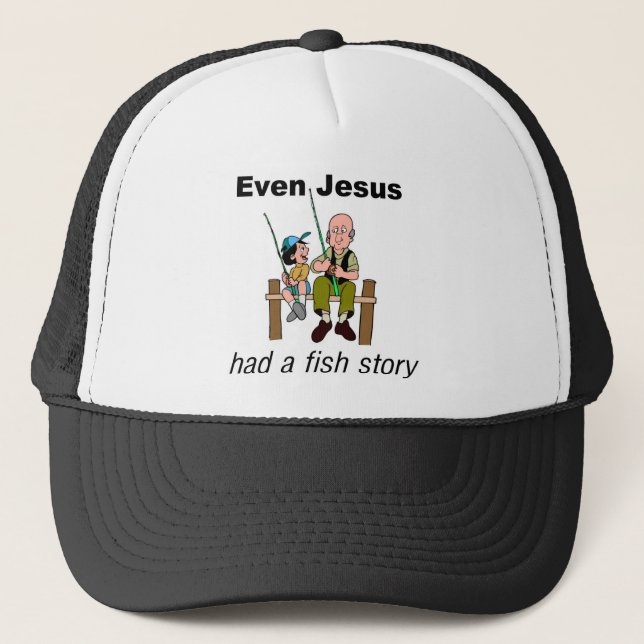 Sogar Jesus hatte ein christliches Sprichwort der Truckerkappe (Vorderseite)