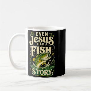 Sogar Jesus hatte einen Fisch Humor Kaffeetasse