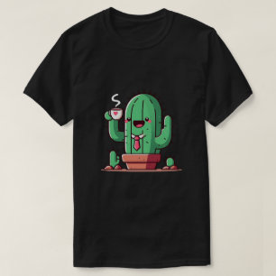 Sogar Kakteen trinken Kaffee T-Shirt