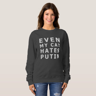 Sogar meine Katze hasst Puppen Sweatshirt