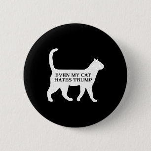 Sogar meine Katze hasst Trump Button