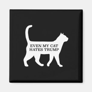 Sogar meine Katze hasst Trump Männer Frauen Magnet