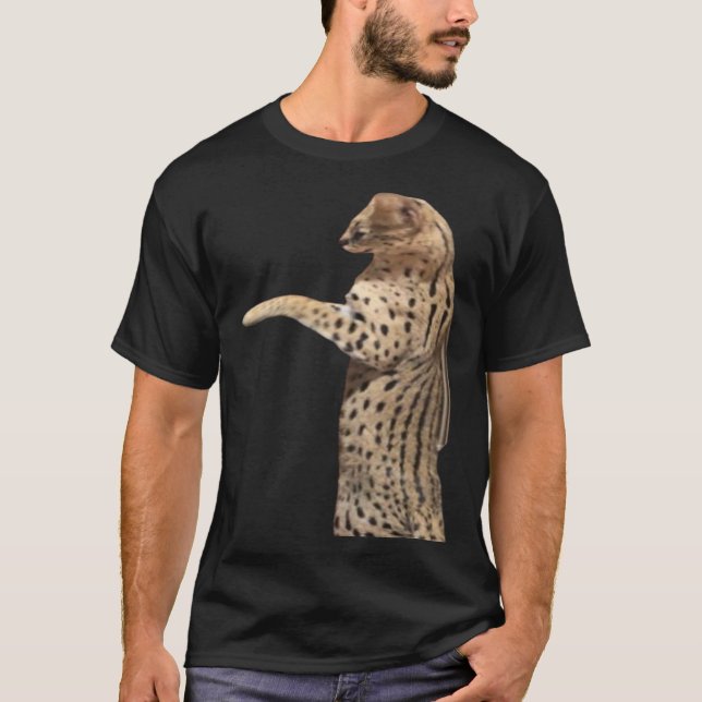 Sogga My Beloved Serval Cat Meme T-Shirt (Vorderseite)