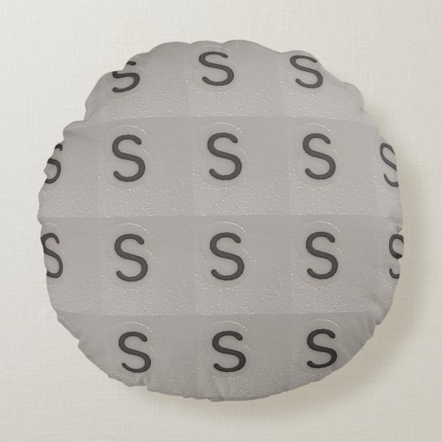 Soggen Rundes Kissen (Vorderseite)