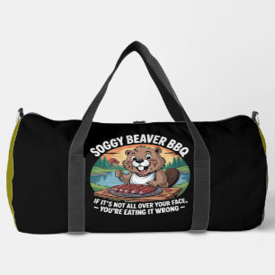 Soggy Beaver BBQ  Duffle Bag