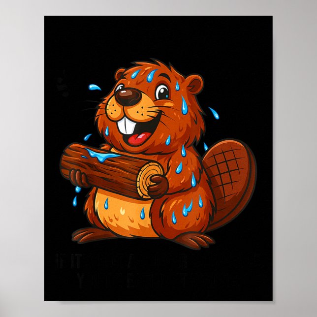 Soggy Beaver Bbq If It's Not All Over Your Face Yo Poster (Vorne)
