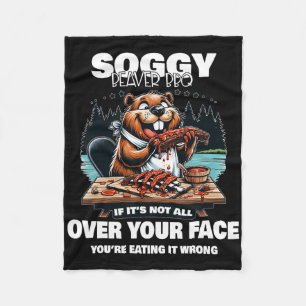 Soggy Beaver Grillen, wenn es nicht überall ist Fleecedecke