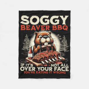 Soggy Beaver Grillen, wenn es nicht überall ist Fleecedecke