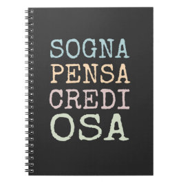 Sogna, pensa, credi, osa notizblock