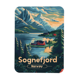 Sognefjord Norwegen Magnet